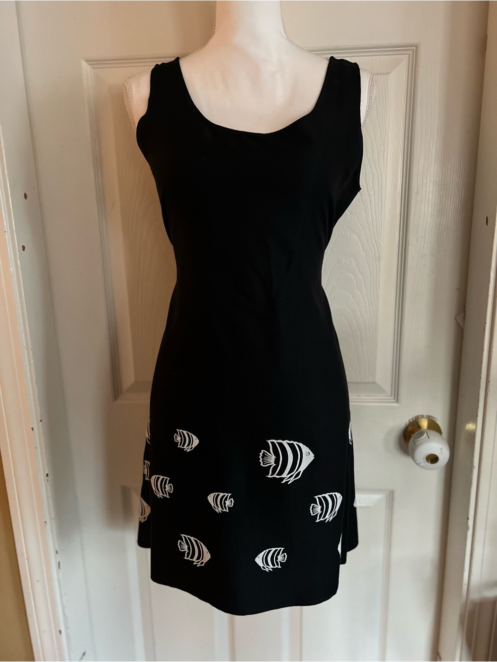 Vintage fish print dress